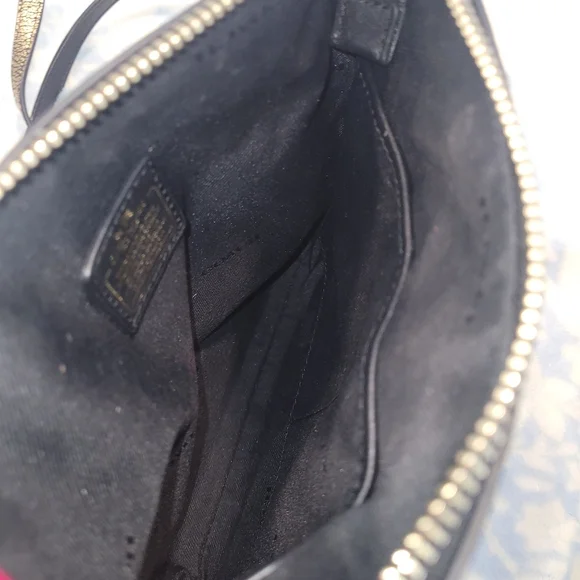 Coach SWAGGER Metallic Pebble Leather Swingpack Crossbody - Picture 10 of 15